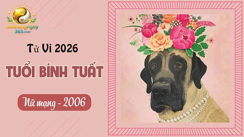 Tử vi tuổi Tuất năm 2026 cho người sinh năm Bính Tuất