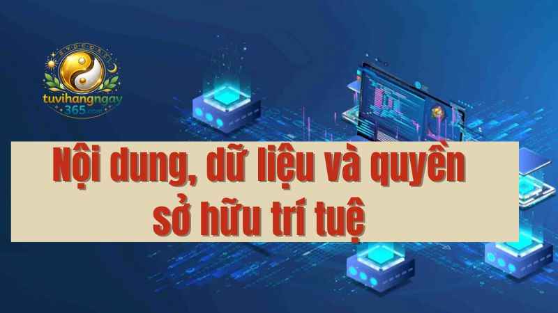 Điều khoản điều kiện sử dụng: Nội dung, dữ liệu và quyền sở hữu trí tuệ