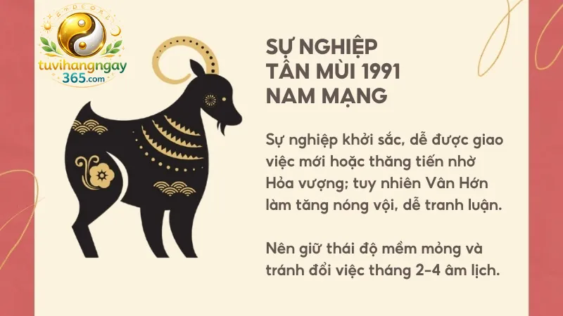 Tuổi Tân Mùi 1991 – Lộ Bàng Thổ