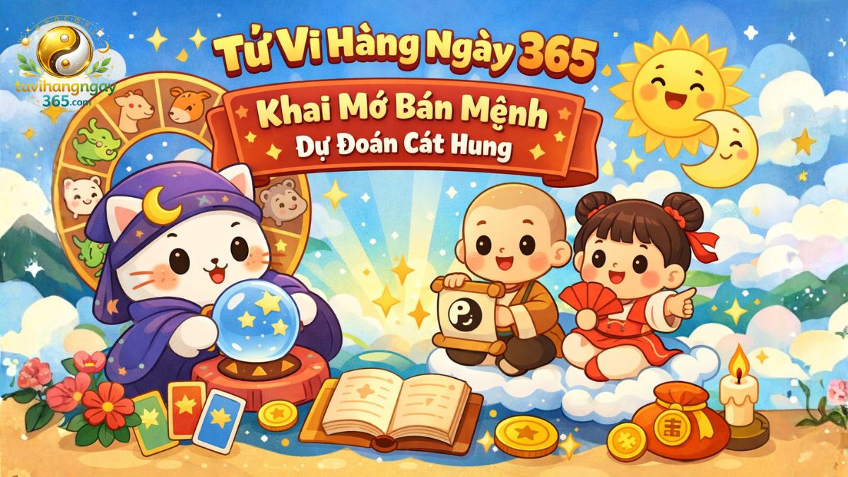 Tử vi hằng ngày 365: Khai mở bản mệnh - Dự đoán cát hung