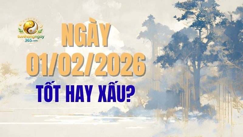 Phân tích chi tiết tử vi ngày 01/02/2026 theo âm lịch, can chi. Khám phá tổng quan, những việc nên làm, nên tránh và giờ hoàng đạo để một ngày hanh thông, thuận lợi.