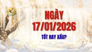 Phân tích chi tiết vận khí ngày 17/01/2026 (ngày Bính Thìn), giúp bạn xác định ngày tốt hay xấu, nắm bắt cơ hội và tránh rủi ro với những lời khuyên thực tế nhất từ Tử vi hàng ngày 365.