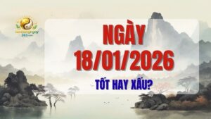 Bạn băn khoăn về ngày 18/01/2026 Dương lịch? Bài viết này cung cấp phân tích tử vi chi tiết về ngày này, giúp bạn biết nên làm gì và nên tránh gì để thu hút may mắn và bình an.