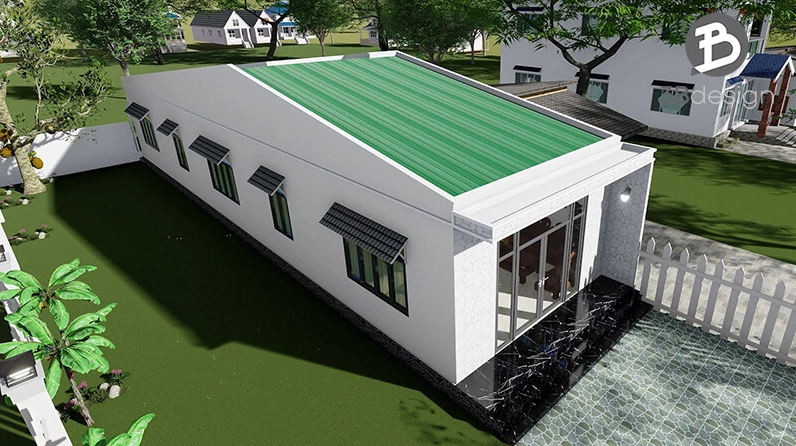 3B Design chuyên thiết kế và thi công trọn gói các mẫu nhà 1 tầng 3 phòng ngủ tiện nghi ưa chuộng nhất