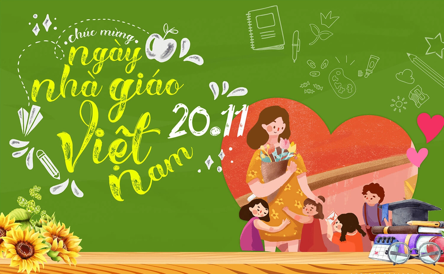 Bài thơ tả về cô giáo ngày 20 tháng 11 hay nhất