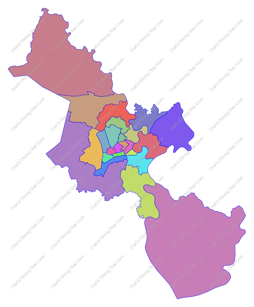 Bản đồ vector TP.HCM