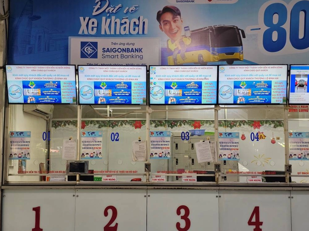 Bến xe Miền Đông cũ hiện có nhiều tiện ích dành cho hành khách (Ảnh: Bến xe Miền Đông)