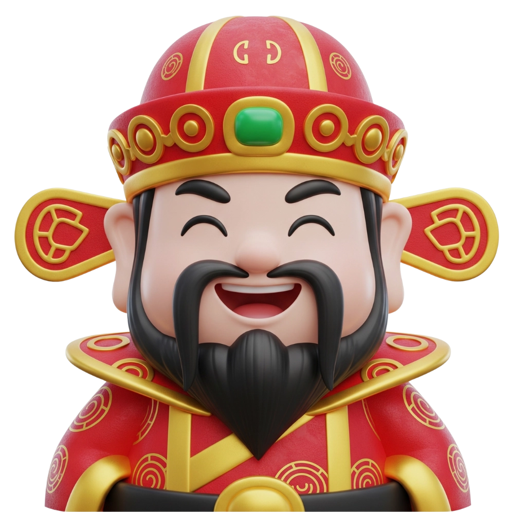 Biểu tượng may mắn Thần Tài trong soi cầu