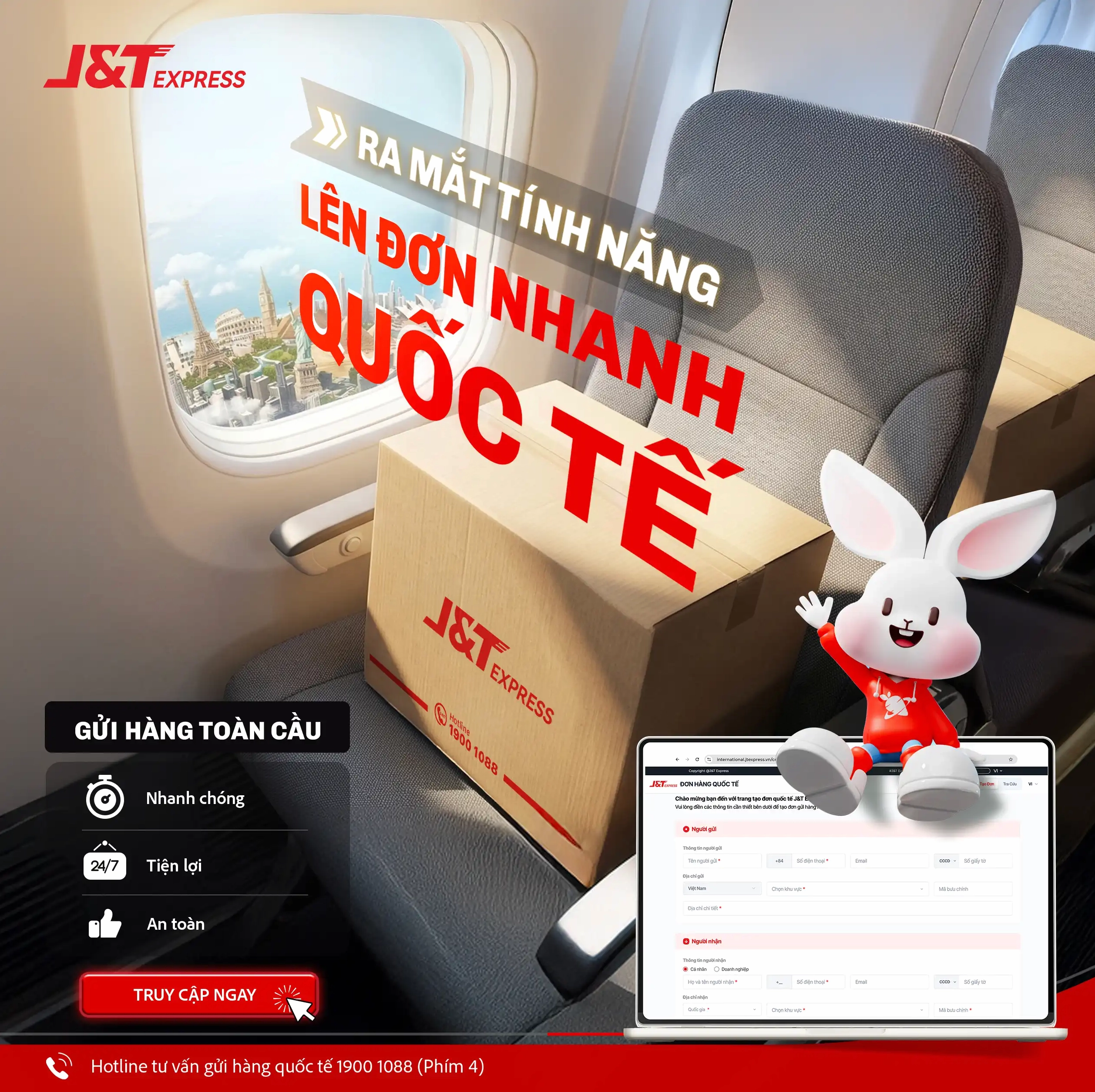Các dịch vụ giao hàng đa dạng của J&T Express