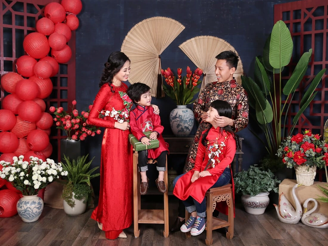 chụp ảnh tết tại Suri