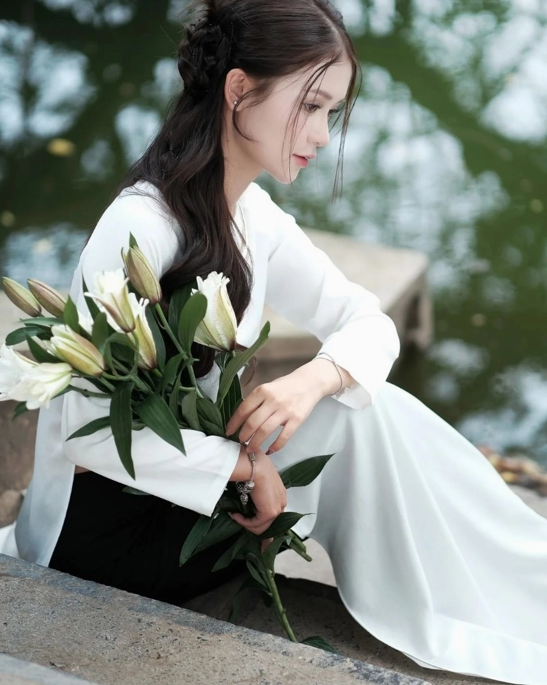 gái xinh mặc áo dài 20