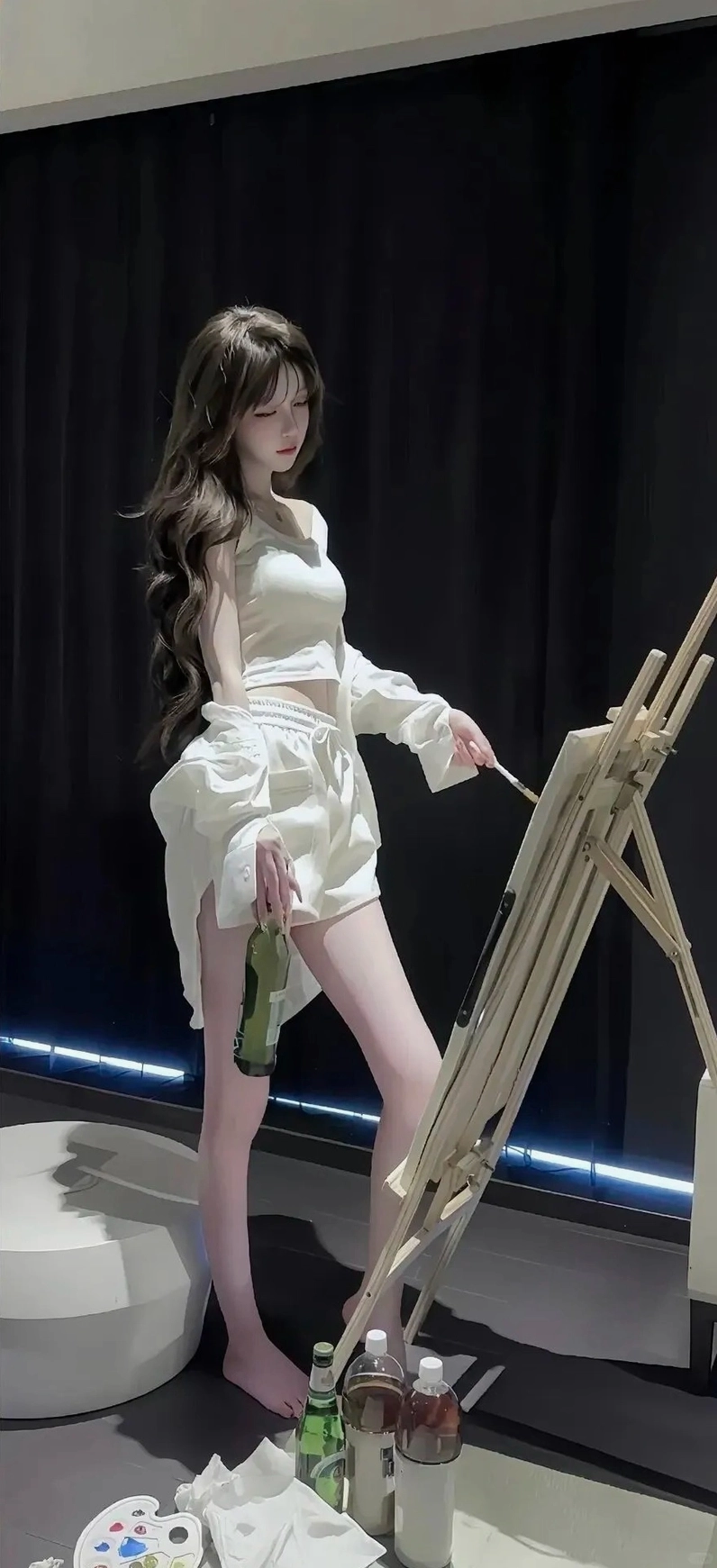 Gái xinh sexy gợi cảm với outfit cuốn mắt