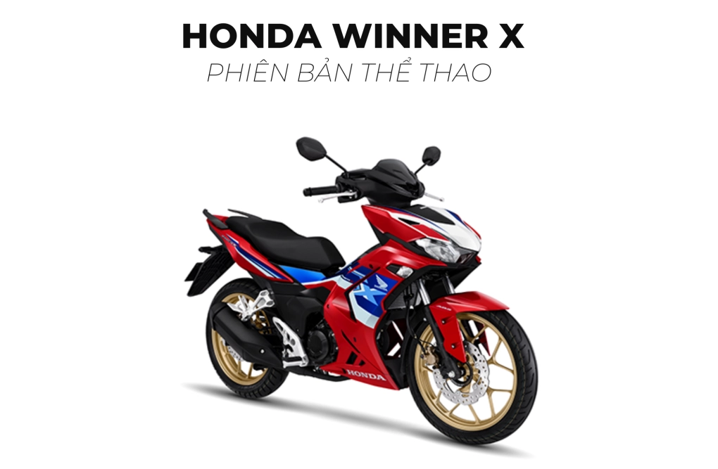 giá xe winner x mới nhất phiên bản thể thao