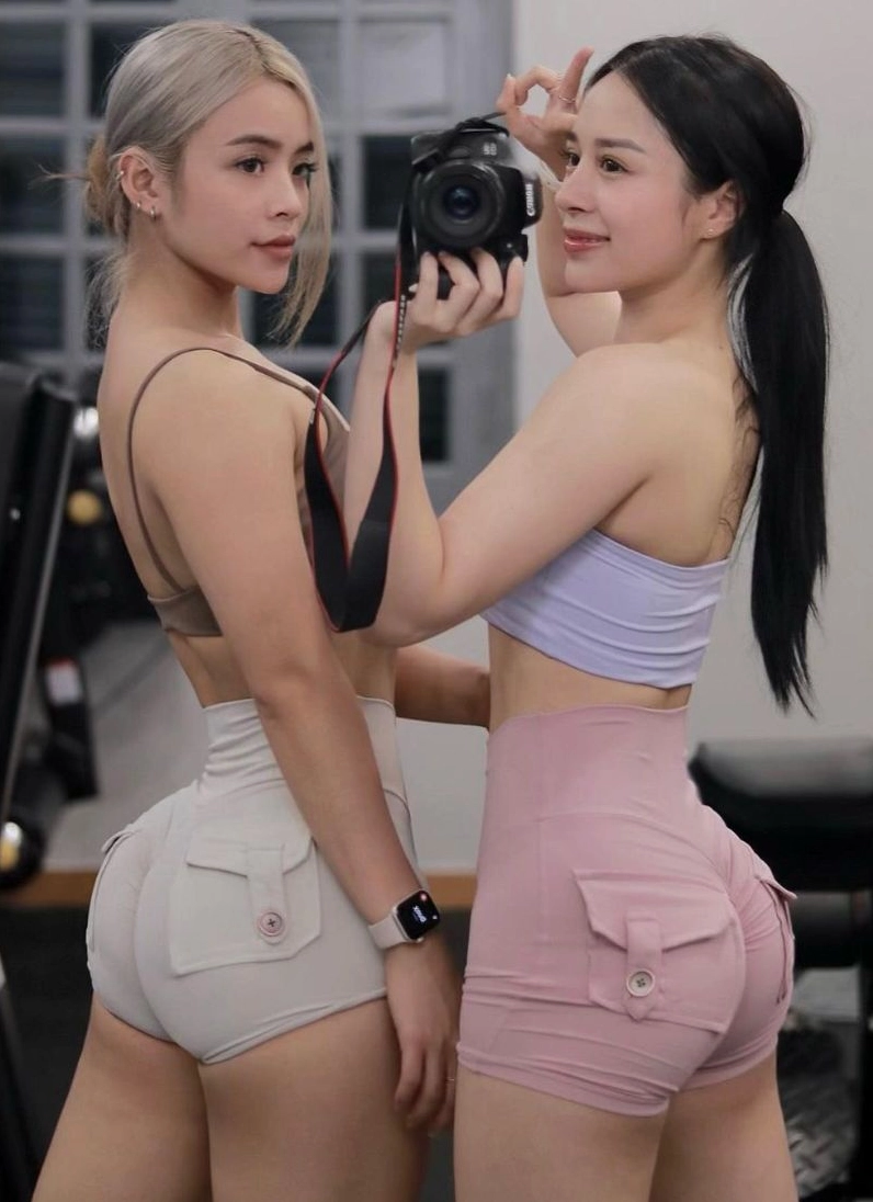 hình ảnh gái mông to tập gym