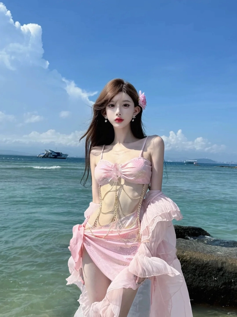 Hình ảnh gái xinh bikini bãi biển