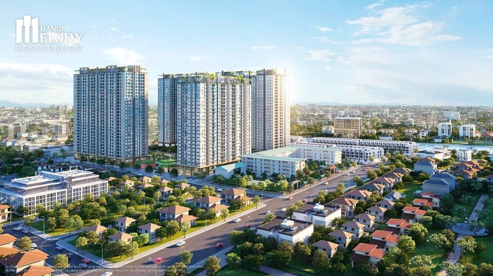 Hình ảnh một mẫu căn hộ chung cư hiện đại tại khu đô thị