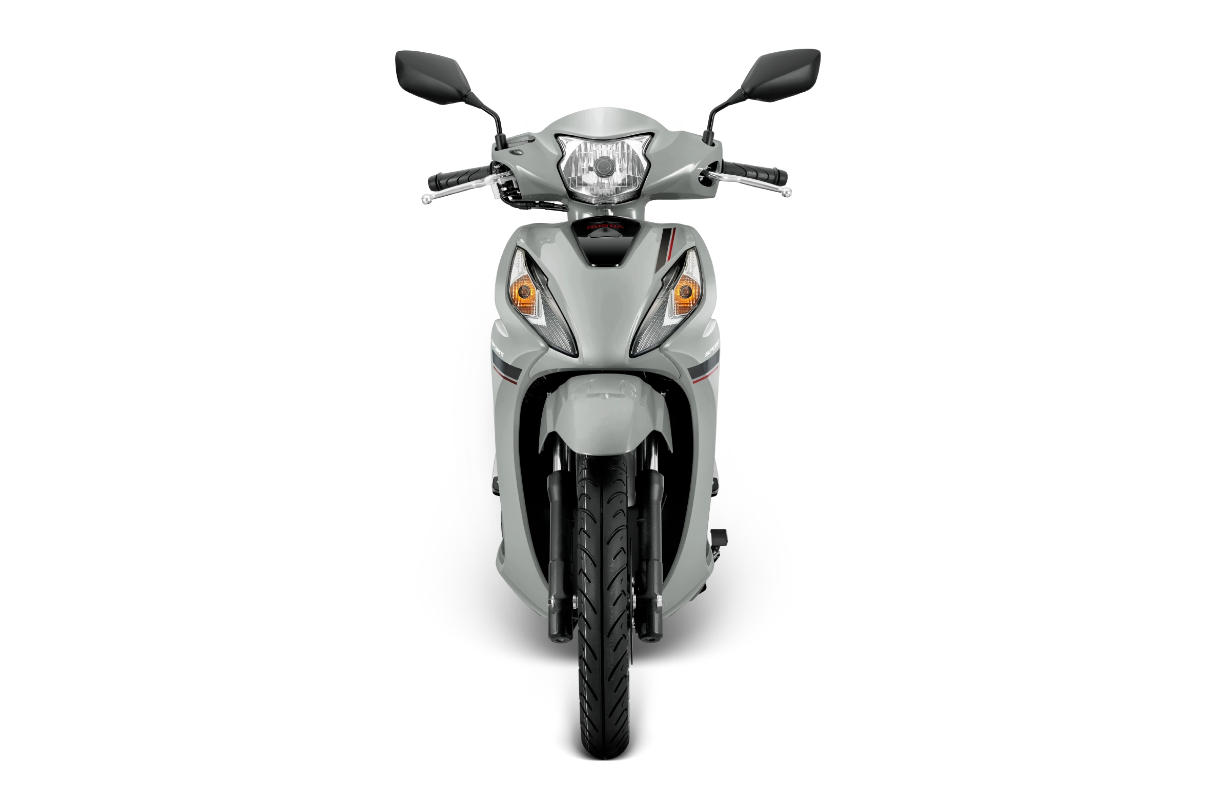 Hình ảnh xe Honda Vision phiên bản Thể thao màu Xám đen