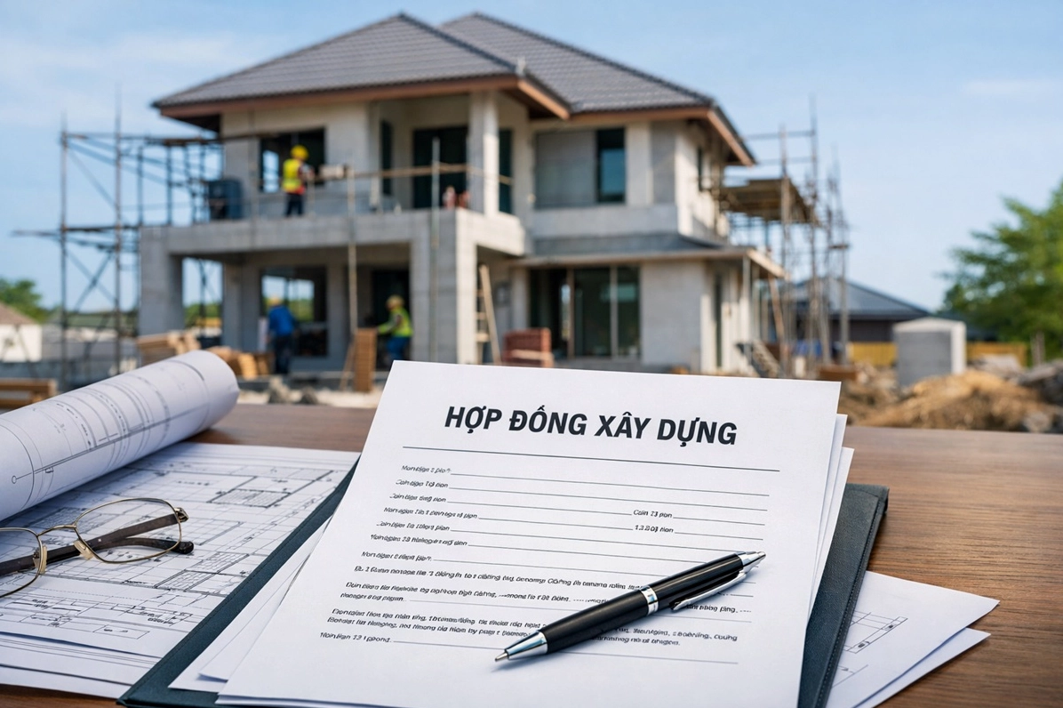 Hợp đồng xây dựng là nền tảng pháp lý cho mọi công trình