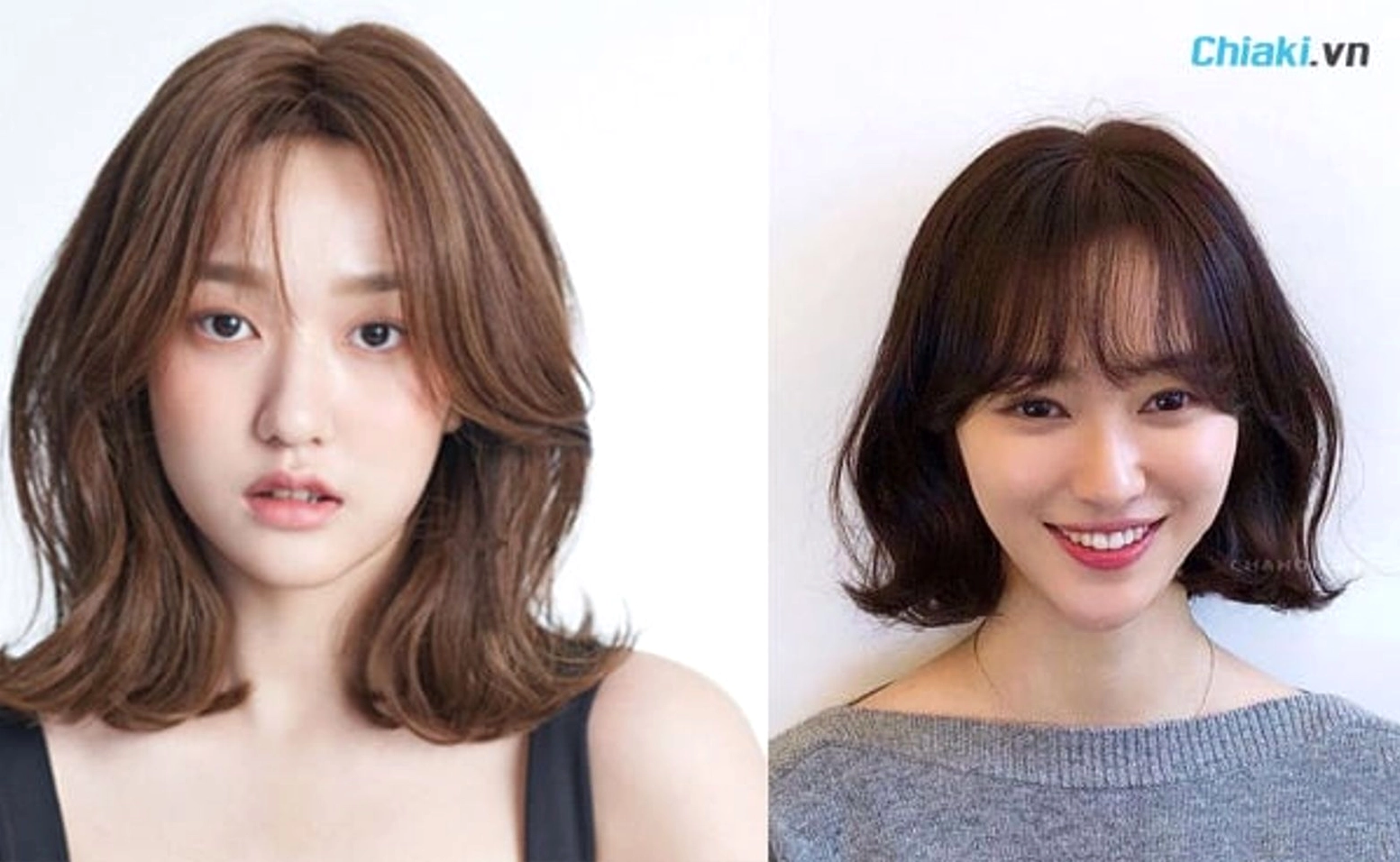 Kiểu tóc ngắn nữ đẹp uốn xoăn nhẹ