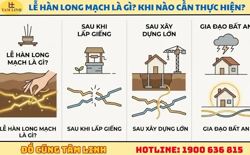 Lễ hàn long mạch là gì, khi nào cần thực hiện