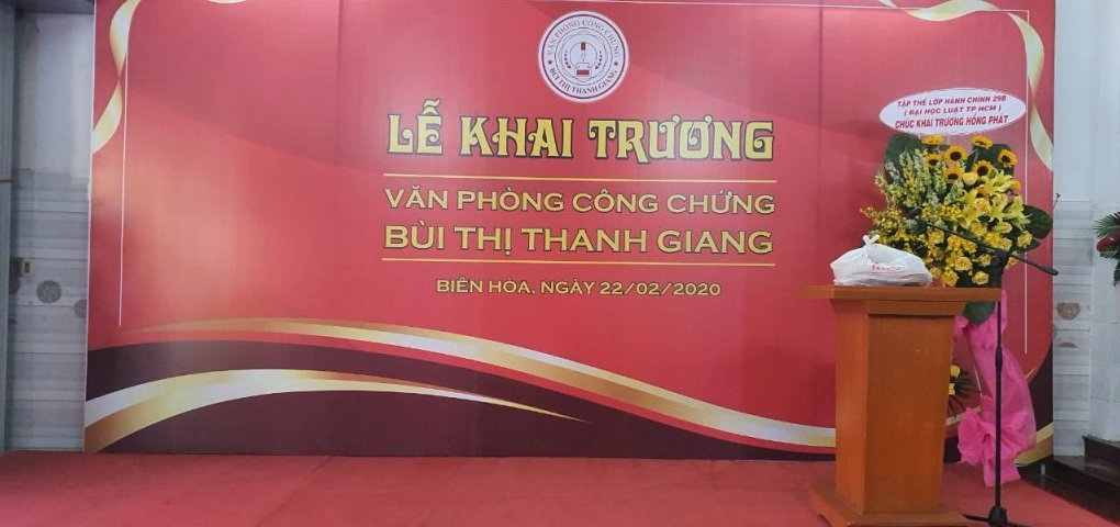 Liên hệ Văn phòng công chứng Bùi Thị Thanh Giang Biên Hòa Đồng Nai