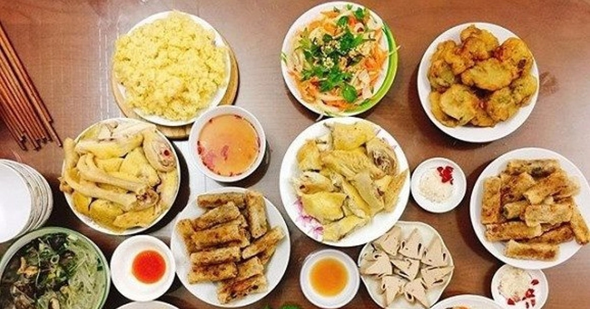 Mâm cúng rằm truyền thống tươm tất