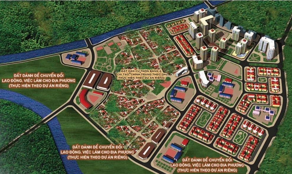 Mặt bằng tổng thể dự án Khu đô thị Tây Nam Linh Đàm