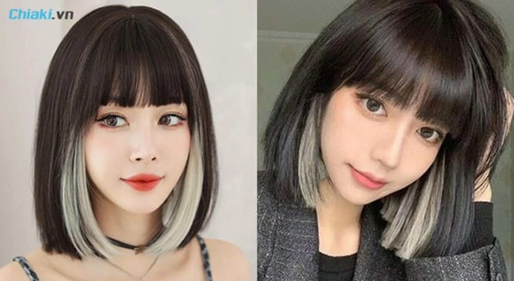 Mẫu tóc nữ ngắn highlight