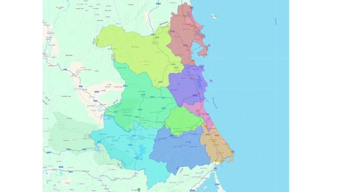 nam trung bộ gồm những tỉnh nào