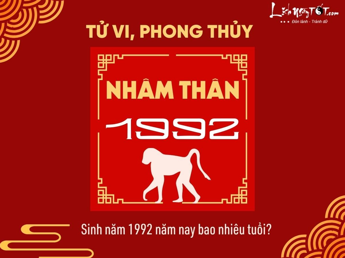 Người tuổi Thân 1992 bao nhiêu tuổi, thông tin phong thủy Nhâm Thân, mệnh Kiếm Phong Kim