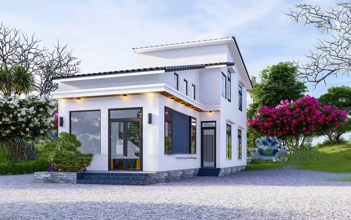 Nhà cấp 4 gác lửng tiết kiệm chi phí 200 triệu