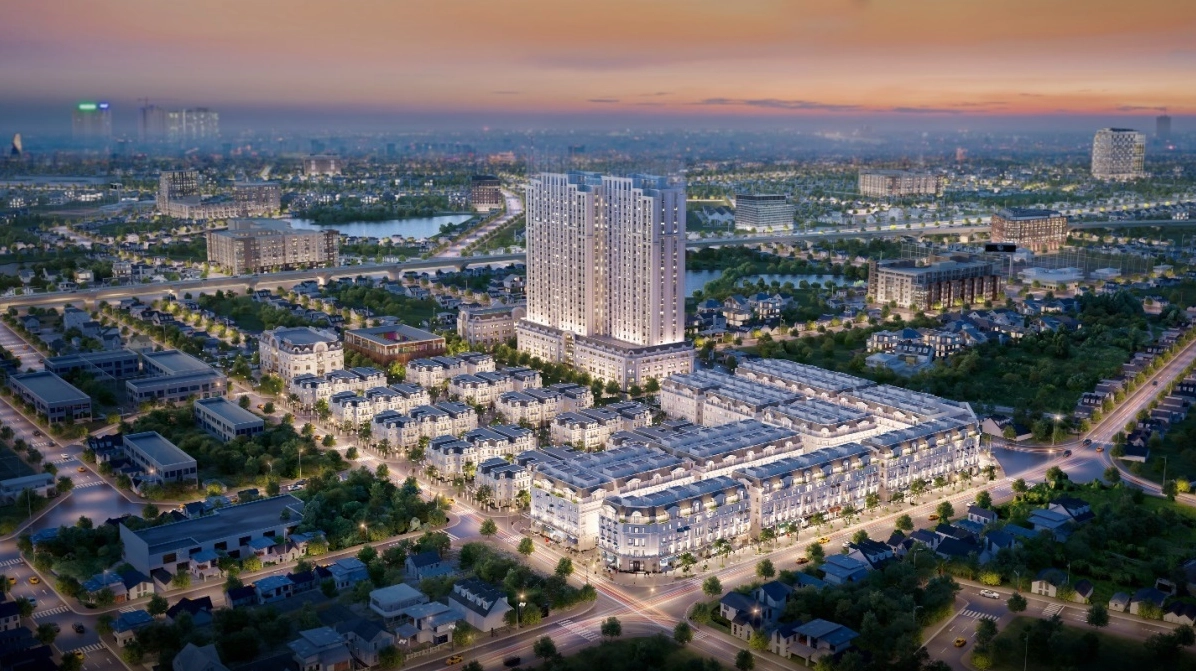Phối cảnh mặt bằng Udic Eco Tower Hạ Đình Nhà ở xã hội Hạ Đình