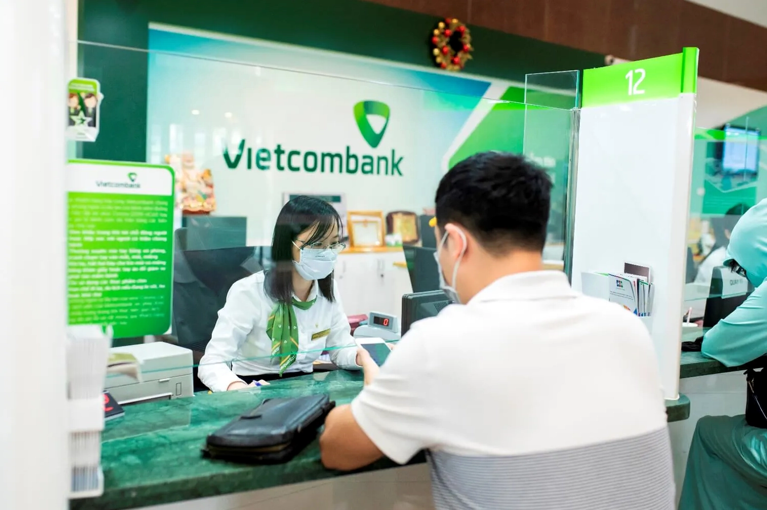 Phong giao dịch Vietcombank tại TP.HCM