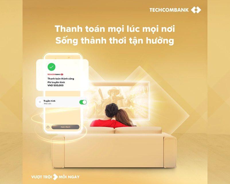 Sử dụng thẻ tín dụng, dễ dàng thanh toán mọi lúc mọi nơi.