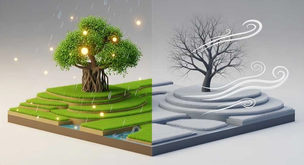 Tính chất nhiệt đới ẩm gió mùa với mùa đông lạnh đặc trưng của khí hậu miền Bắc