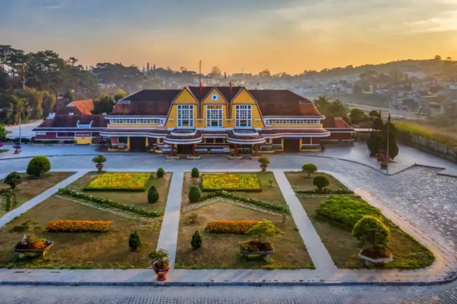 Toàn cảnh Ga Đà Lạt từ trên cao