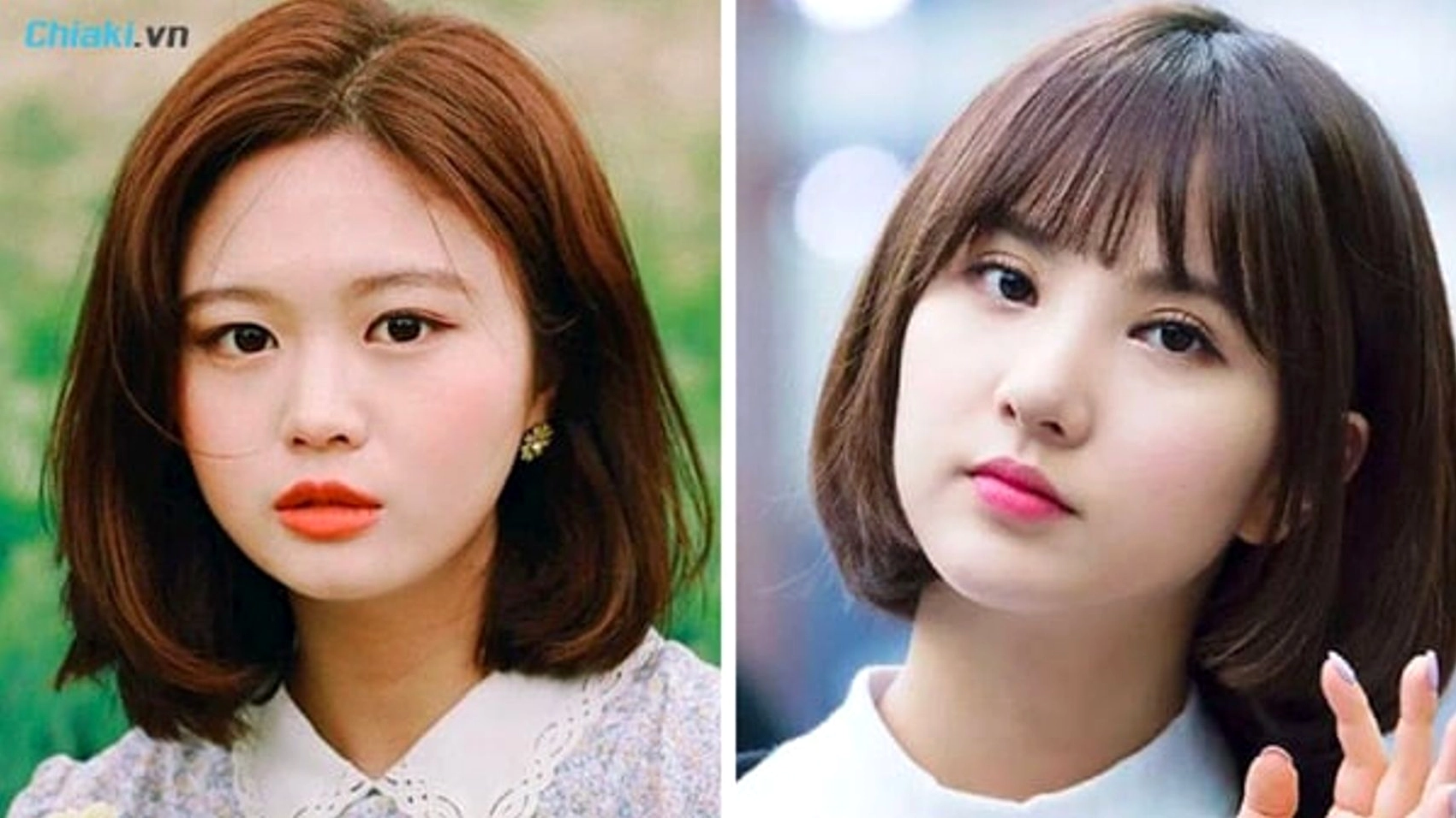 Tóc nữ ngắn cho mặt tròn