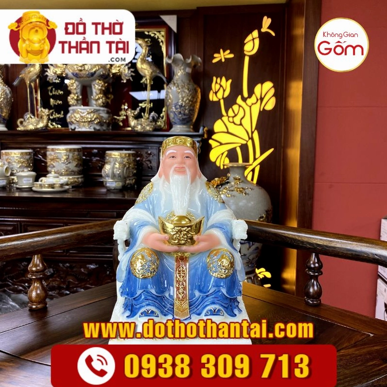 Tượng Thần Tài thạch anh