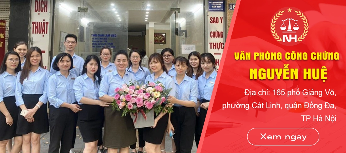 văn phòng công chứng gần đây nhất