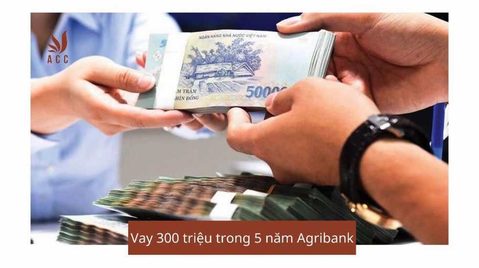 Vay 300 triệu trong 5 năm Agribank