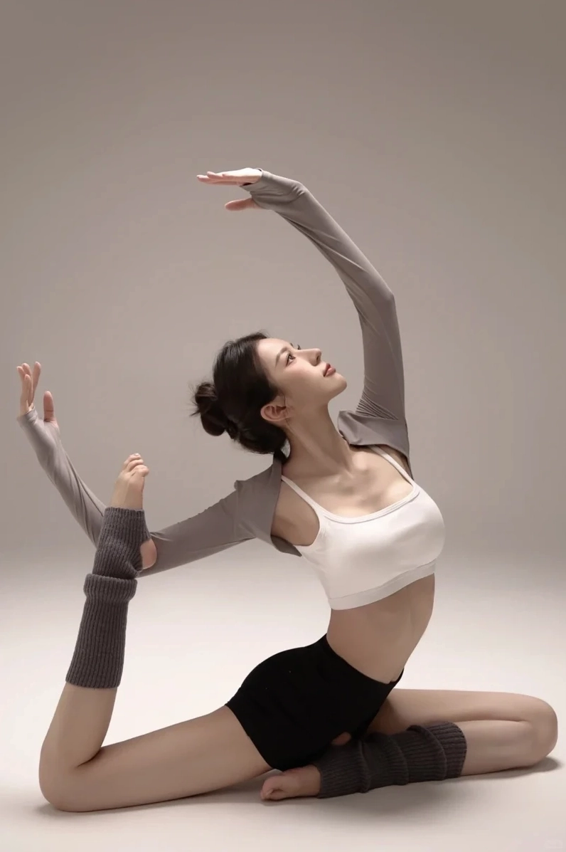 Visual khỏe khoắn từ gái xinh tập yoga phòng tập