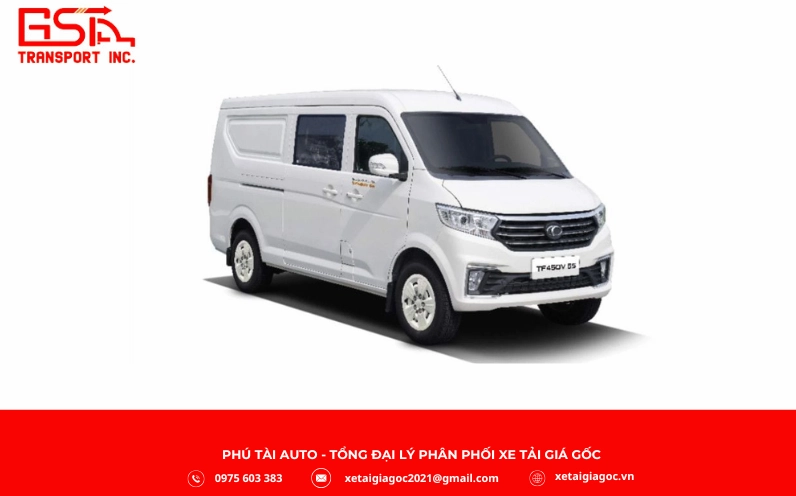 Xe tải van Thaco Frontier TF là dòng xe tải van máy xăng thế hệ mới của THACO, nổi bật với thiết kế hiện đại