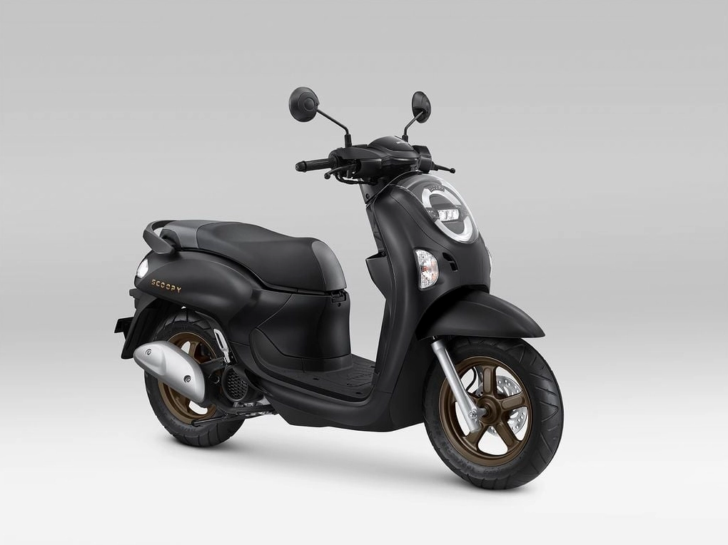 Xe tay ga Honda Scoopy 2025 màu đen nhám